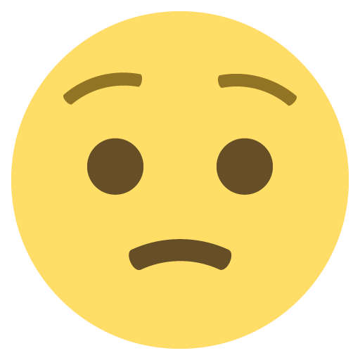 worried emoji