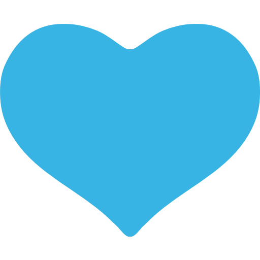 Blue Heart Emoji Transparent