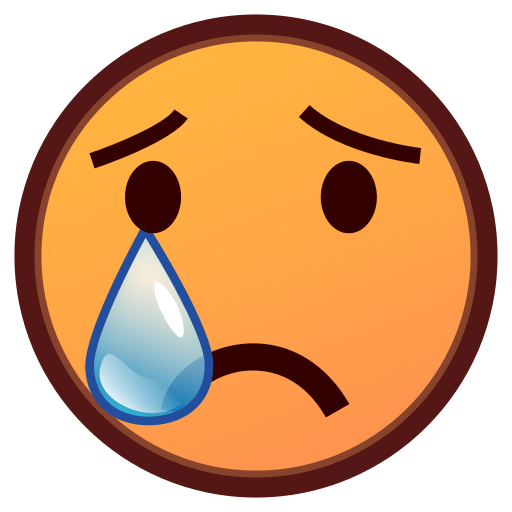 happy crying face emoji