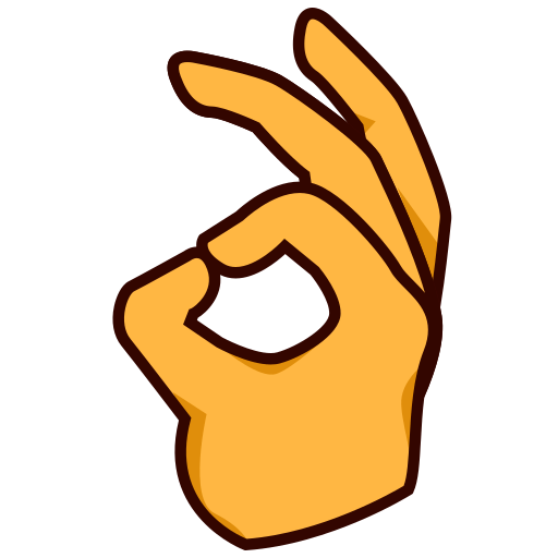OK Hand Sign Emoji