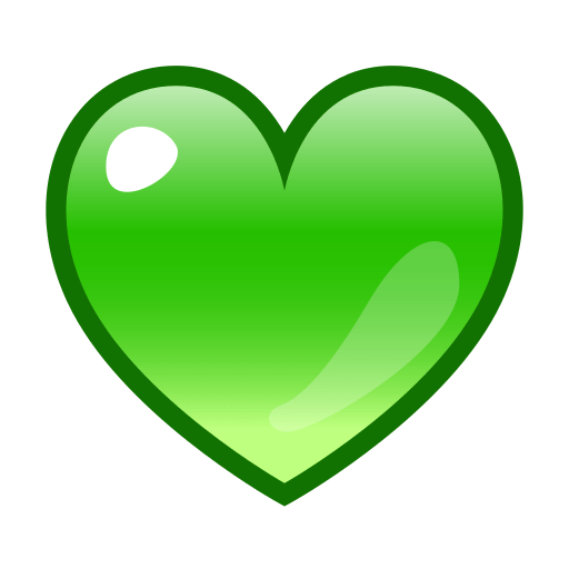 Emoji Green Symbol Heart Sticker Emoji Cinta Biru Tea - vrogue.co